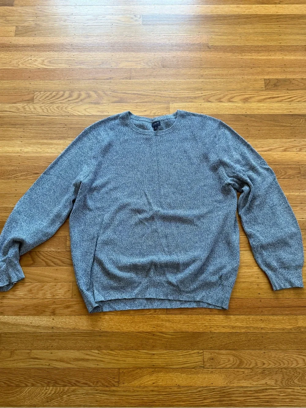 J. Crew Men's Grey Crewneck Sweater